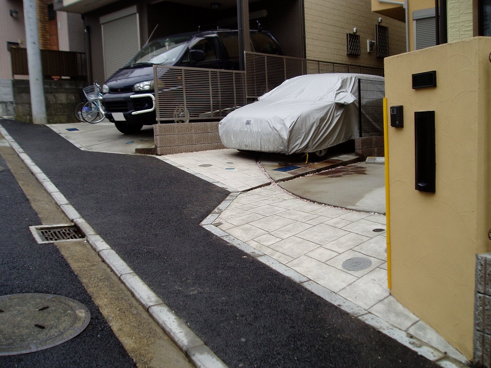 七島町Ｂ棟Ｆ様邸　外構